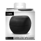 Csbt-315-blk Coby Portable Stereo Wireless Aux Speaker Black New 812180024482