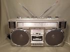 Csc-950f Crown Vintage Radio Cassette Large Boombox Ghetto Blaster All Works