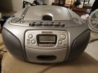 Csd-ed27 Aiwa Boombox Cd Player Cassette And Digital Radio