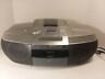 Csd-ed57u Aiwa Cd Stereo Radio Cassette Recorder Boombox Sounds No Remote