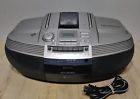 Csd-ed67 Aiwa Cd Stereo Radio Cassette Recorder Boombox Bass