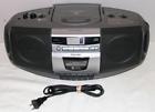 Csd-es225u Aiwa Am Fm Cd Cassette Player Recorder Portable Radio Boom