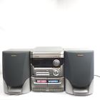 Cx-na115u Aiwa Vintage Bookshelf Stereo System Boombox Cd Aux Cassette