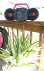 D-8007-17l Magnavox Vintage Roller Boombox Ghetto Blaster Works Rare