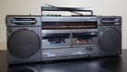 D8330 D 8330 Magnavox Vintage Huge Ghetto Blaster Boombox Dual Cassette Exc Con