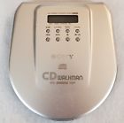 D-e800 Sony Walkman Portable Cd Player Model Silver For Read