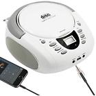 D001 Stereo Portable Cd Player Boombox With Bluetooth Radio And Aux