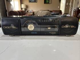 Cd2010 Dak Vintage 1990 Compact Disc Stereo Radio Cassette Rare - Tested Working