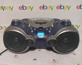 Ba10004 Dc Comics Batman Boombox Cd Player With Am/fm Radio Model - Tested Rare