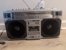 Jr-711 Diatone Super Loud Stereo Cassette Boombox From Japan With Bluetooth Unit