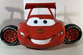 3061-car-a-disney Disney Vintage Cars Lightning Mcqueen Am/fm Radio/cd/boombox-kids Pixar Movie