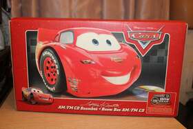 C500be Disney Lightning Mcqueen Cd Boombox With Radio Player Does Not Work Room Decor