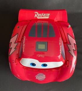 Db3061-car Disney Lightning Mcqueen Cars Am/fm Boombox Radio Cd Player 2006 Read