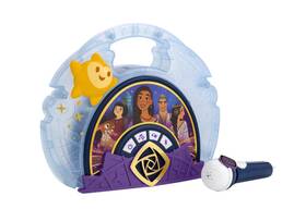 Wh-115.emv23me Disney Wish Sing Along Boombox With Bluetooth Real Mic Lights Built-in Music-works