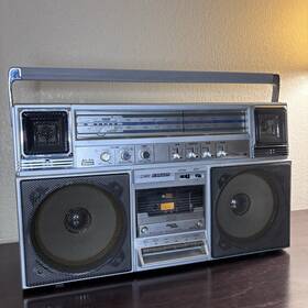 7957 Electro Brand Vtg Am/fm Stereo Cassette Recorder Model Boombox Ghetto Blast