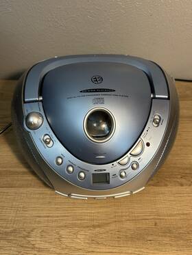8935 Electro Brand Electrobrand Cd/fm Radio Combo Boombox Tested And Cd Not Playing But Works