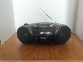Pd5812bk Emerson 0231 Portable Cd Player System Am/fm Radio Boombox Bass Reflex