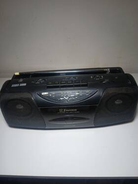 Ac2312 Emerson Vtg Cassette Player Recorder Boombox Radio Used In Good Condition