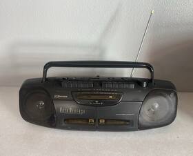 Ac2351 Emerson Double Cassette Boombox Used Good Condition Tested