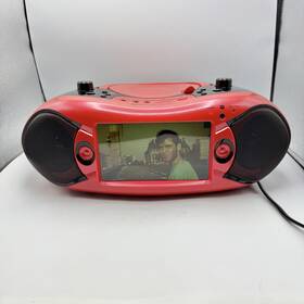 Edl-2870h-bk Emerson Edl-2870h 7 Inch Bluetooth Dvd Cd Boombox Am/fm Radio Streaming Tested
