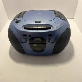 Pd6509b Emerson Fm Stereo Cassette Recorder Cd Player Portable Boombox Works