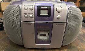 Pd6511p Emerson Cd Player Cassette Boombox Radio Am Fm Stereo