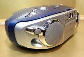 Pd65288l Emerson Portable Stereo Cd Tape Player Recorder Am/fm Radio Clean -see Video