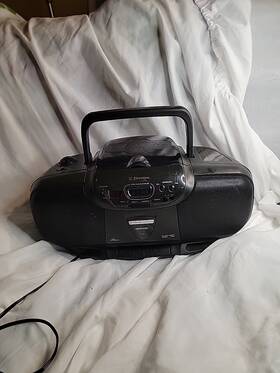 Pd6608 Emerson Cd Player Cassette Boombox Radio Fm Stereo