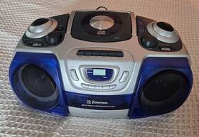 Pd6620 Emerson Boombox Cd Player Am/fm Radio Tested Working