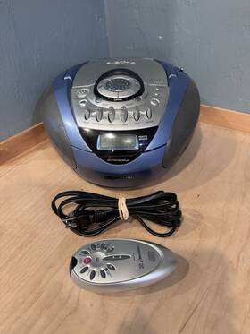 Pd6871bl Emerson Stereo Cd Player Tape Recorder Am/fm Radio