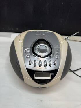Pd6871wh Emerson Radio Cd Cassette Player Am Fm Pearl White