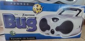 Pd6920 Emerson Portable Radio Cd Player Bug Boombox
