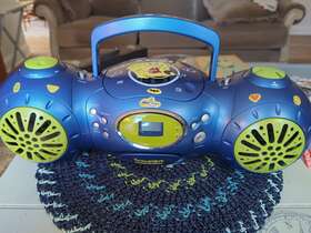 Sb251 Emerson Spongebob Squarepants Portable Cd Am/fm Radio Boom Box 2003