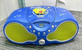 Sb261 Emerson Spongebob Squarepants Portable Cd Am/fm Radio Viacom 2005
