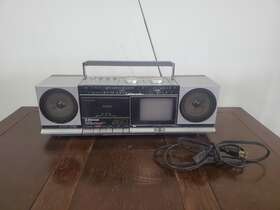 Xlc450a Emerson Vintage Portable Radio Tv And Cassette Player Model