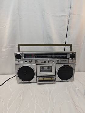 2ways Fcc-contec 8383a Am/fm Stereo Radio Casstte Reciver 4 Speaker Vtg 100% Works
