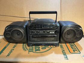 D7700 Fisher Boom Box Model Ph 1992 Radio Works Great Sound With Power Chord