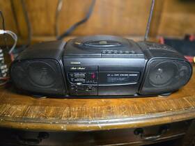 Ph-d350 Fisher Boombox Portable Cd Cassette Radio Player Studio Standard -