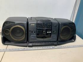 Ph-d360 Fisher Studio Standard Stereo Cd/am-fm/dual Cassette Deck Boombox As Is