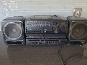Fisher Ph-d800l Hi-fi Studio Cassette Tape Compact Disc And Am Fm Radio Read Parts