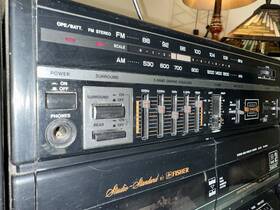 Ph-w803bf Fisher Ph W803bf Surround Sound Boombox Dual Cassette Not Working Radio Works