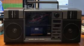 Ph416k Fisher Stereo Hifi Cassette Radio Boombox Japan