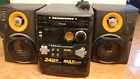 Fw-c527-37 Philips Mini Hifi System Boombox Cassette Cd Changer Works