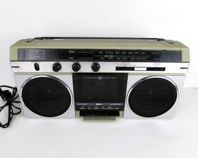 3-5450a Ge Vintage General Electric Radio Cassette Tape Am/fm Boombox