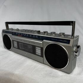 3-5483b Ge 80 S Small General Electric Boombox Model Cassette Radio Recorder