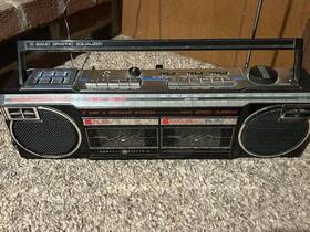 3-5633 Ge Vintage General Electric Boombox Cassette Stereo Ghetto Blaster Radio Video