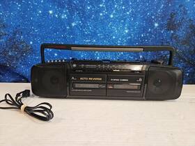 3-56369a Ge Vintage General Electric Dual Cassette Recorder 3-5639a Am/fm Stereo Boombox