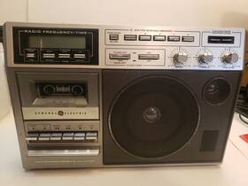 3-6015a Ge Vintage General Electric Stereo Boombox Model No. Cassette Radio Read