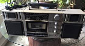 3-5261a Ge 5261a General Electric - Am/fm Stereo Boombox Radio Cassette Tested 21 Inch X 5