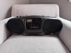 Pb3-7033a Ge Vintage 1992 General Electric Boombox Am Fm/ Cassette /cd -for Parts